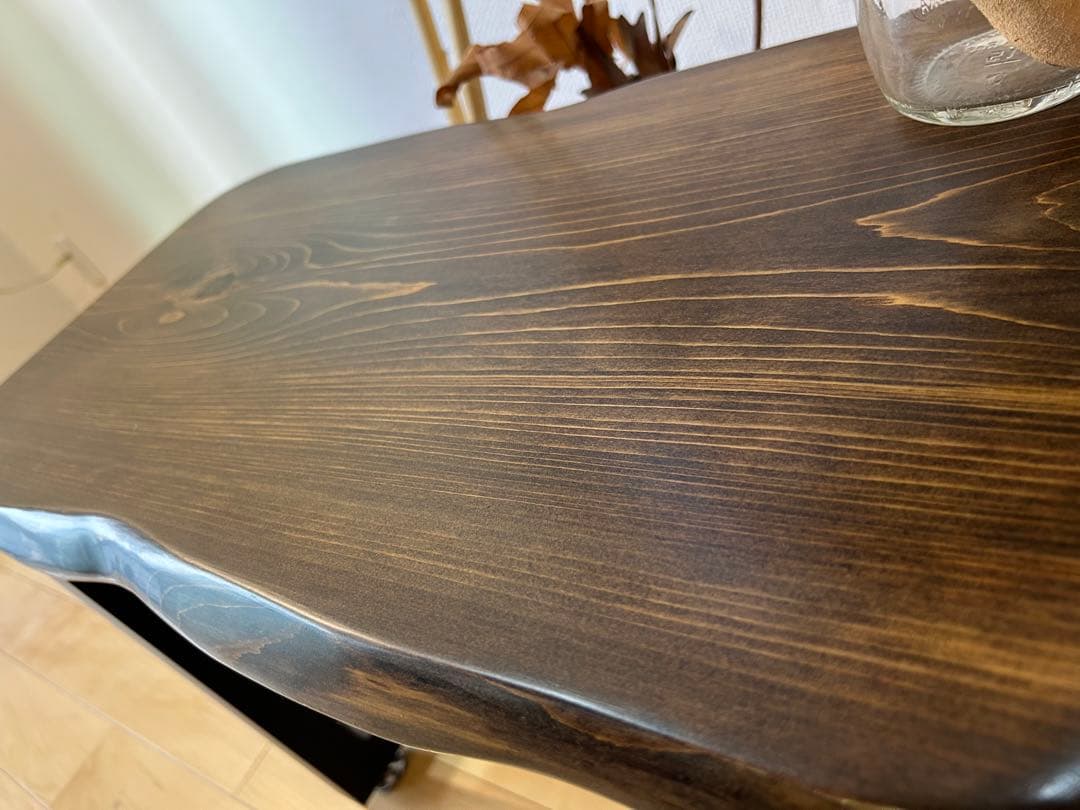 檜一枚板⭐︎ローテーブル★ワトコオイル⭐︎艶消しウレタン仕上げ