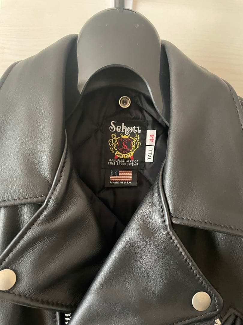 Schott ONE STAR 613UST ワンスター サイズ44 黒