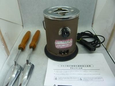 未使用品　タキイ和裁電化鏝　和裁コテ　和裁こて　タキイ製　鏝２本付