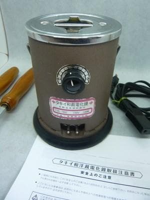 未使用品　タキイ和裁電化鏝　和裁コテ　和裁こて　タキイ製　鏝２本付