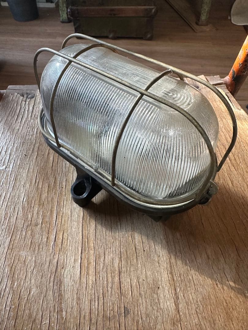 アンティークバンカーランプ　バウハウス　インダストリアル