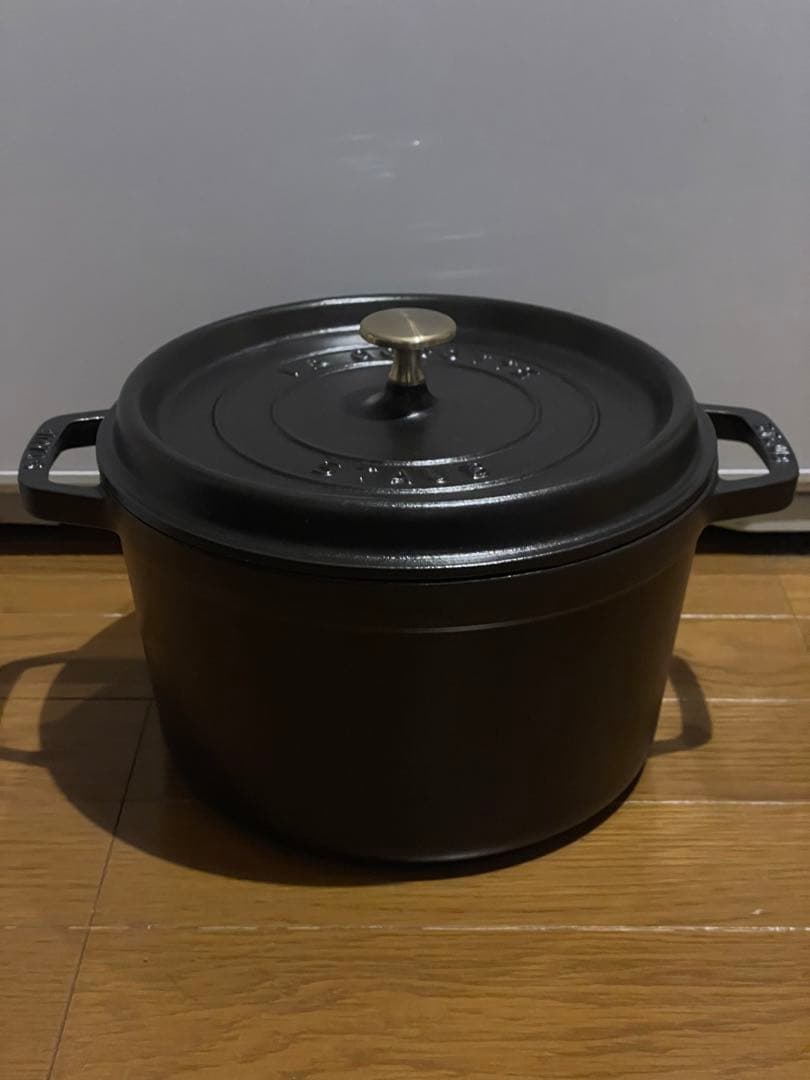 STAUB ストウブ　グランドココット 黒　24cm