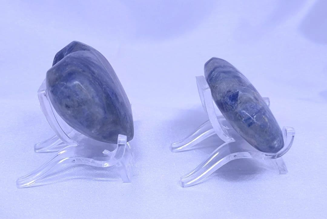 カイヤインクォーツ　カイヤナイト シリカ　ハート　パーム　2点 セット