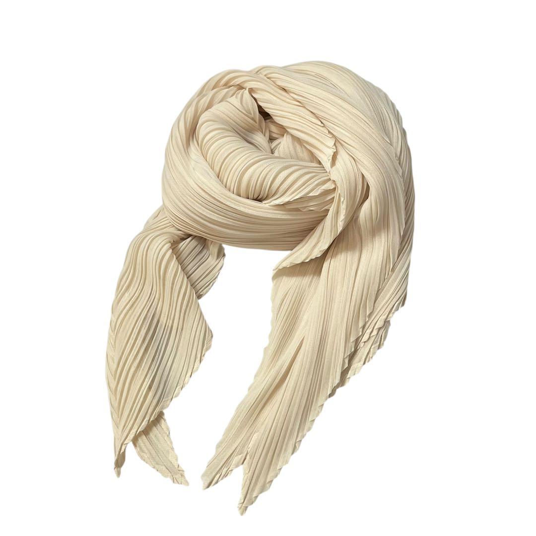 美品⭐︎PLEATS PLEASE ISSEY MIYAKE プリーツスカーフ