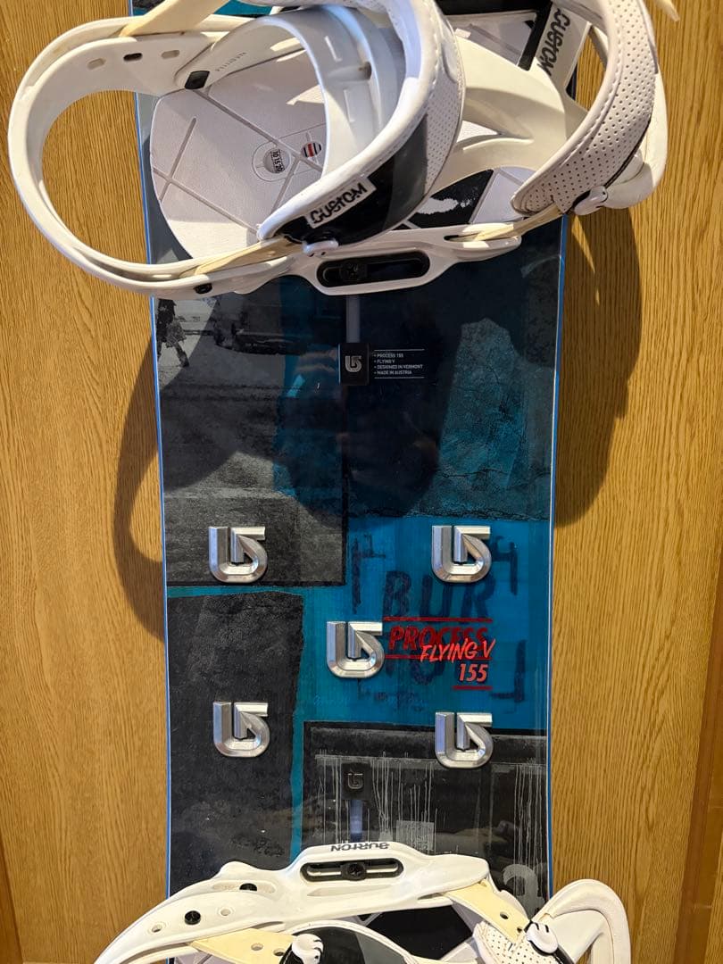 BURTON2点セット【初中級おすすめ】process155cm＋custom