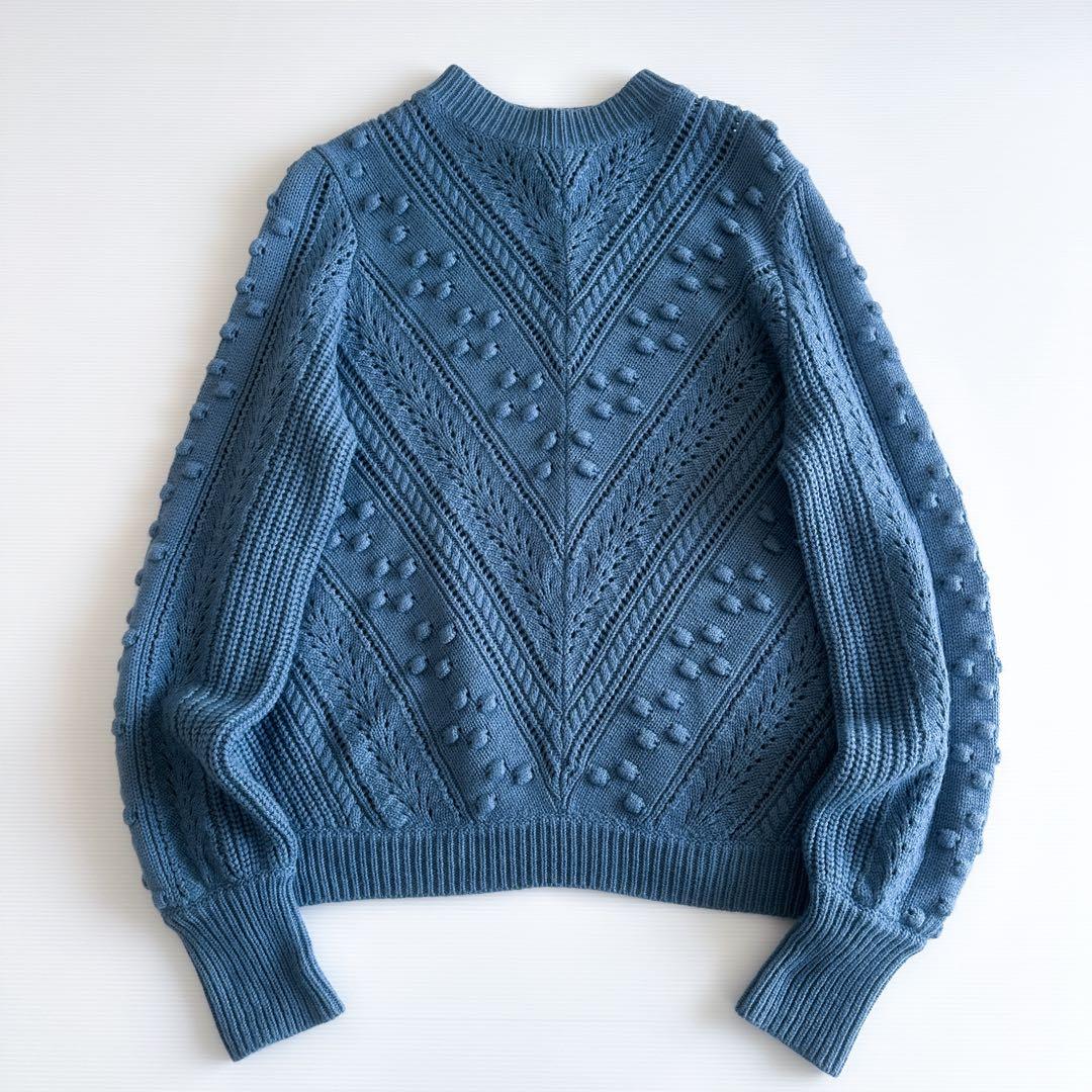 SÉZANE (セザンヌ) / ニット セーター 立体編み ブルー XS
