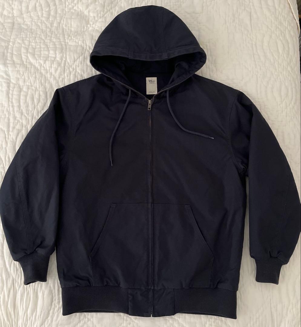 ロンハーマン フード付き 中綿入りブルゾン スミクロメンズS