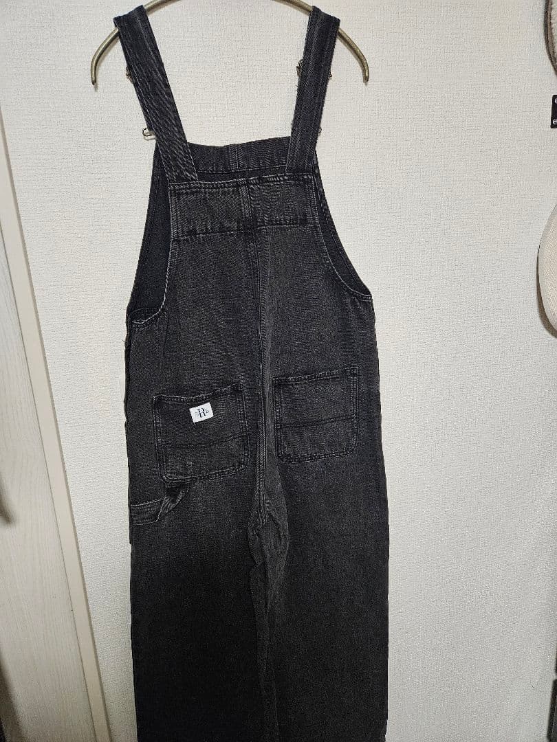 searoomlynn vintage looseオーバーオール M ブラック