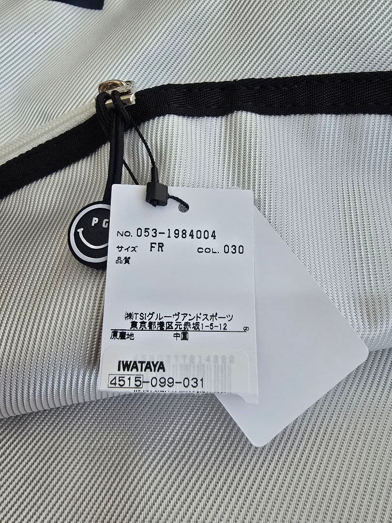 新品 タグ付き】PEARLY GATES ゴルフバッグ ホワイト パーリーゲイツ