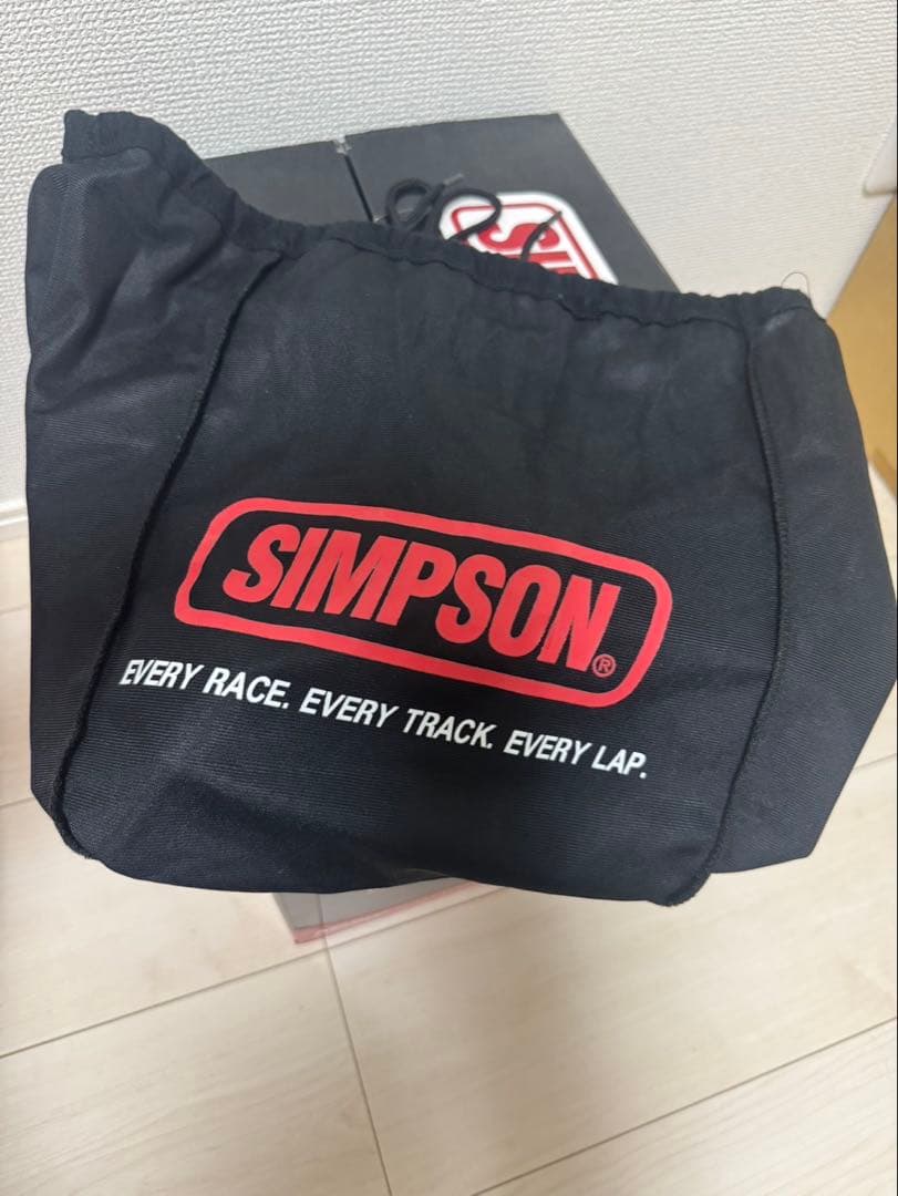 新品未使用 SIMPSON シンプソンRX12 マットブラック 59㎝ Mサイズ