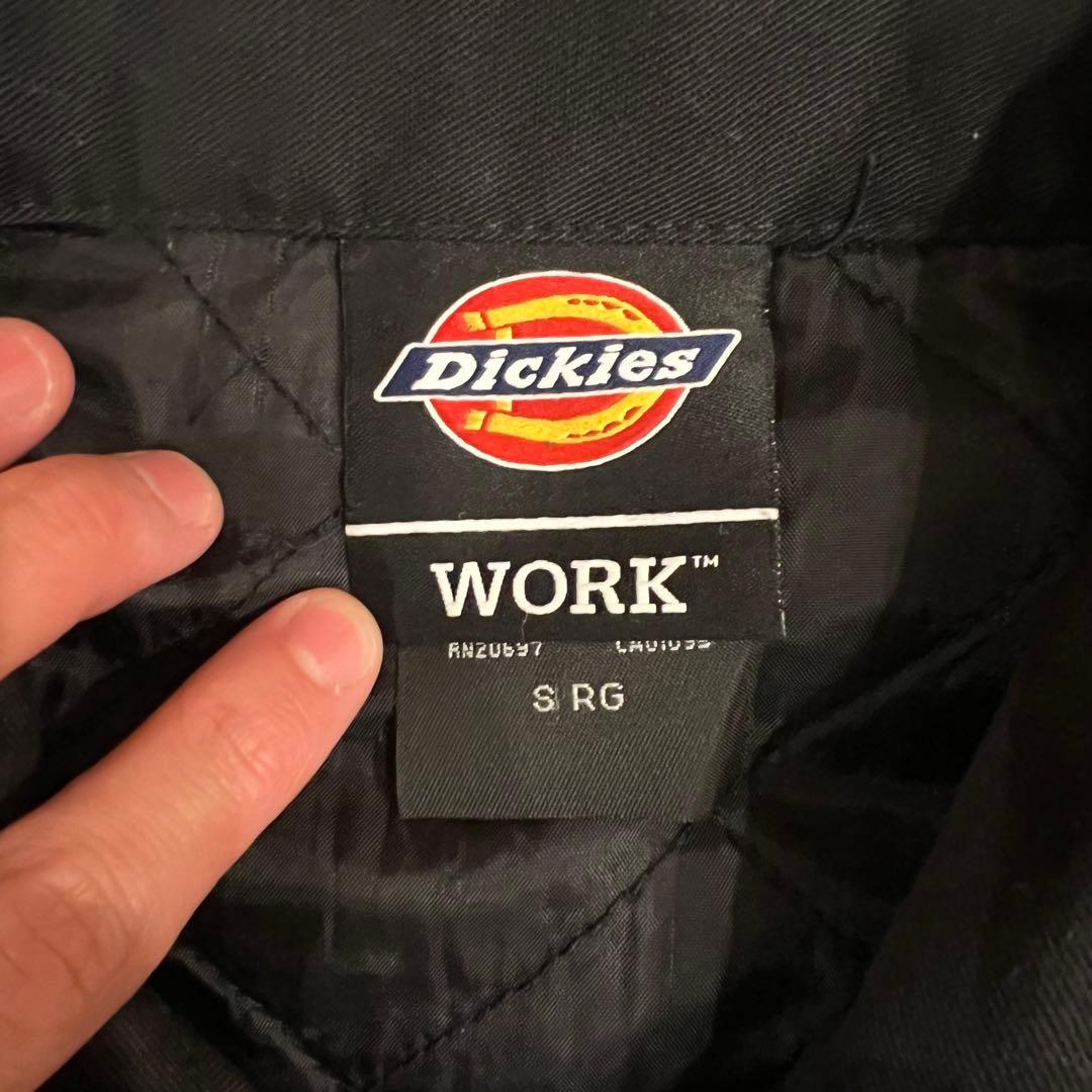 希少Dickies ブラック ワークジャケット CODY 刺繍口ゴ CMI