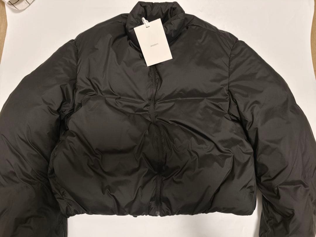 Amomento クロップドダウンジャケット 未使用タグ付き