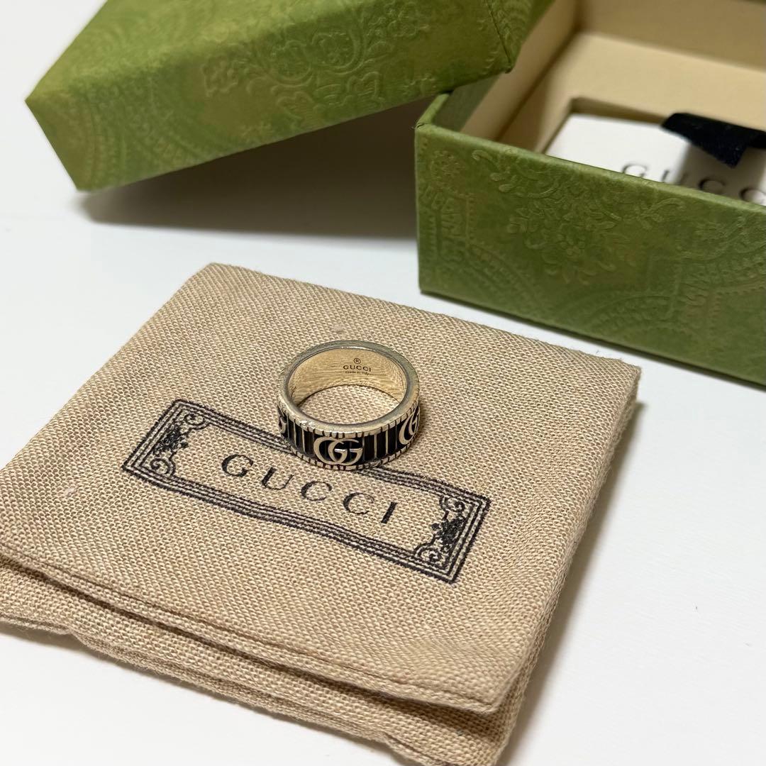 GUCCI（グッチ） インターロッキングG シルバー リング