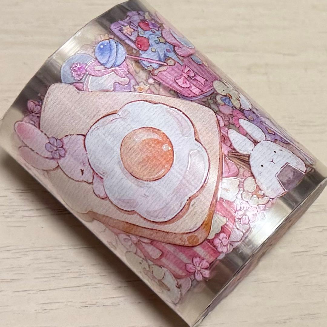 海外 PETテープ マスキングテープ うさぎ