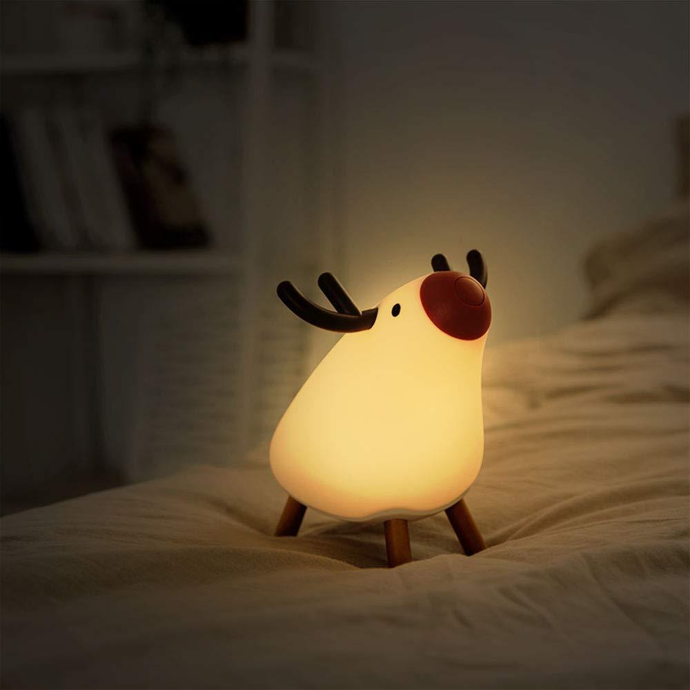 調光可能 ライト 間接照明 トナカイの鼻に触れてみて