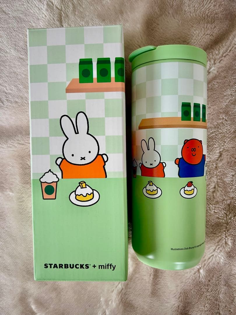 新品未使用　インドネシア限定　スタバ　ミッフィタンブラー　グリーン