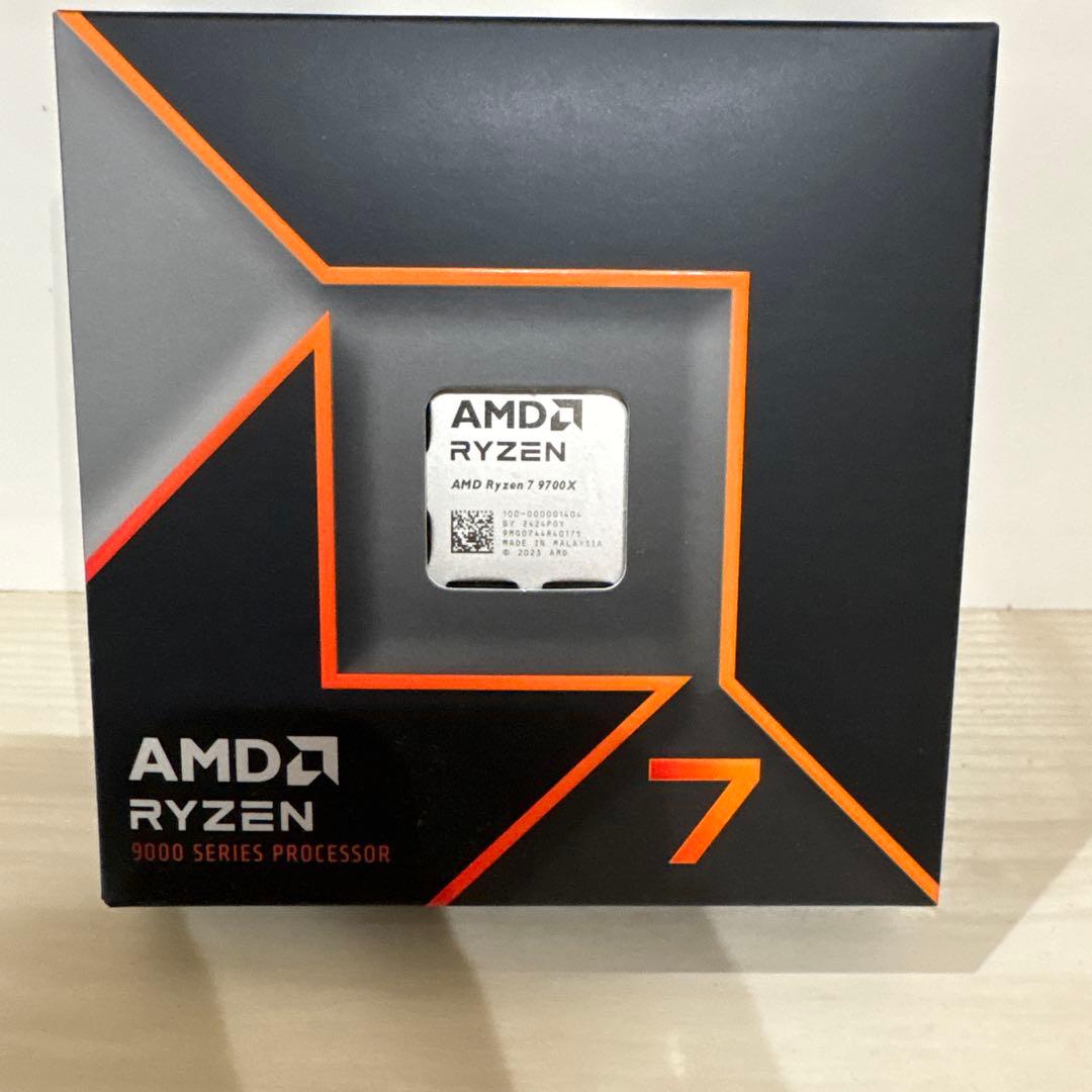 AMD Ryzen 7 9700X 本体未使用