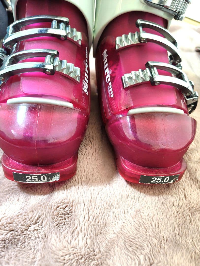 美品　ゲンファクトリー GEN FACTORY　スキーブーツ　25cm ピンク