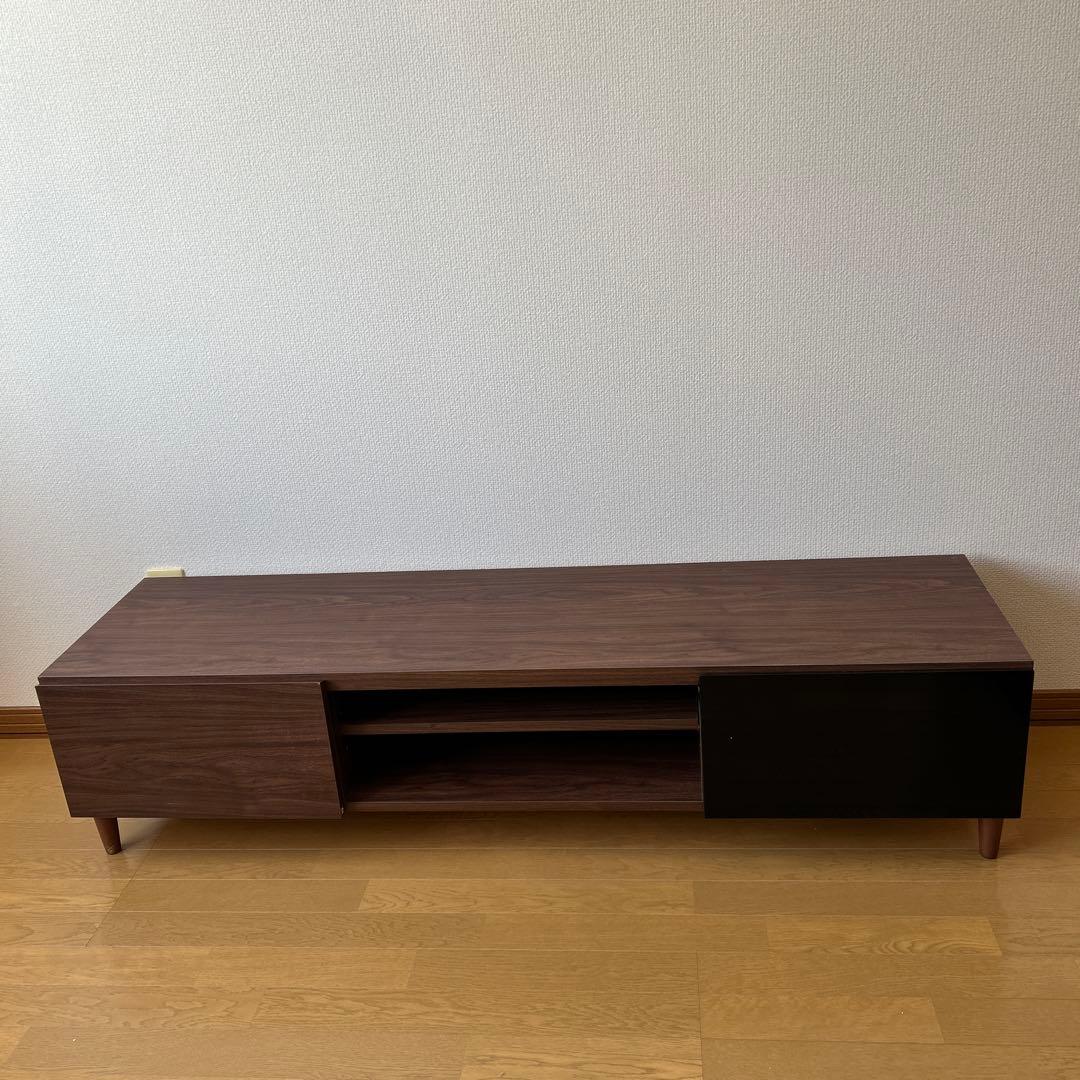ニトリ/ローボード/シンプルモダン/テレビ台/ダークブラウン