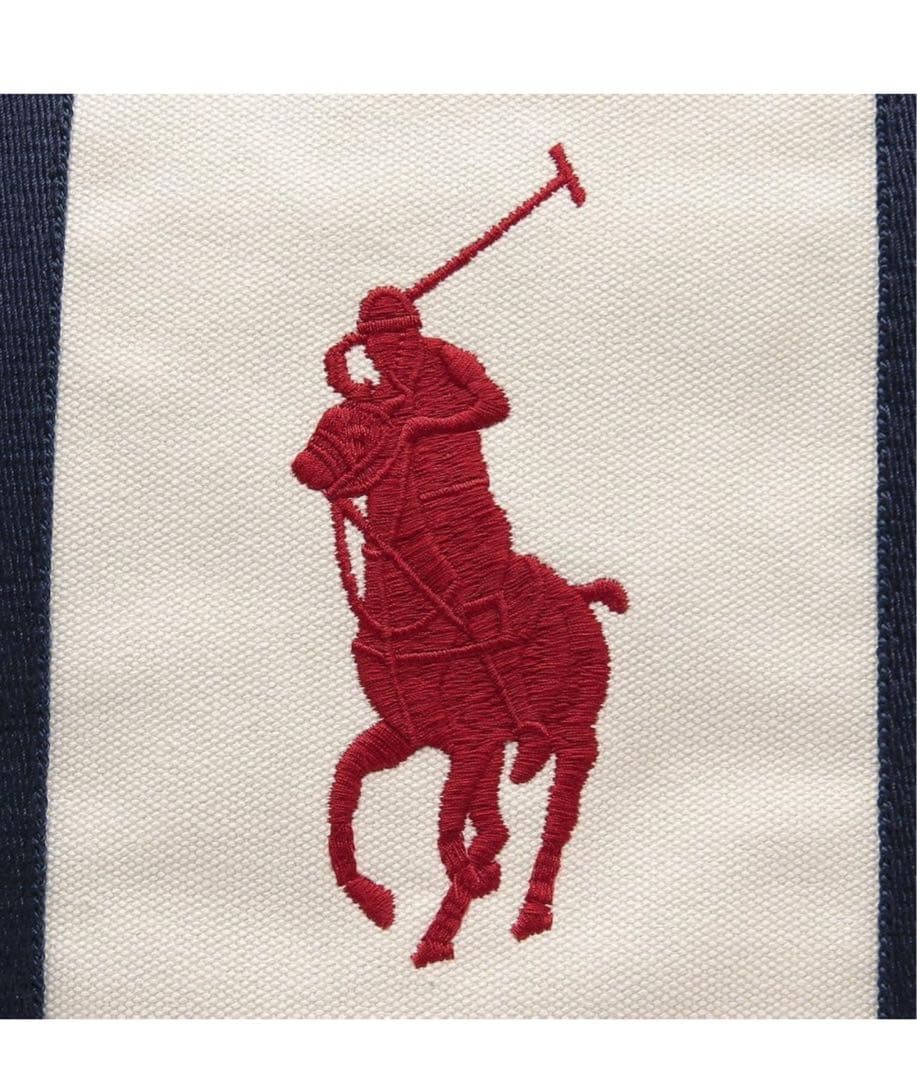 新品未使用[ポロラルフローレン]トートBIG PONY コットンショルダー