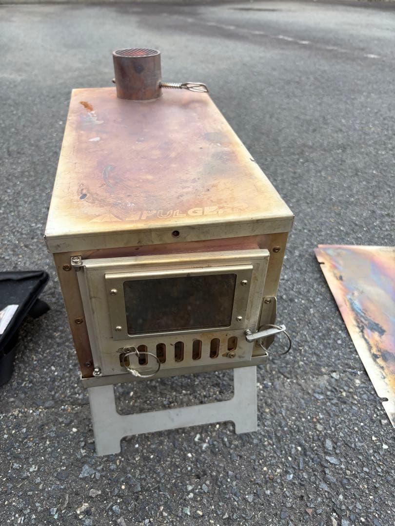 く*ん様 薪ストーブ 3f ul gear 軽量　一酸化炭素チェッカー付き