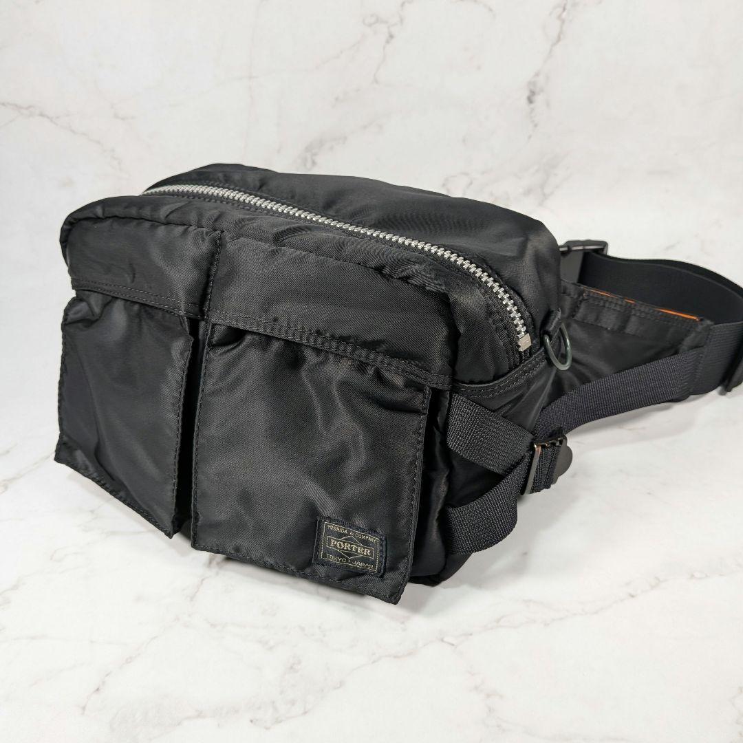 PORTER タンカー ウエストバッグ 黒 吉田カバン 日本製