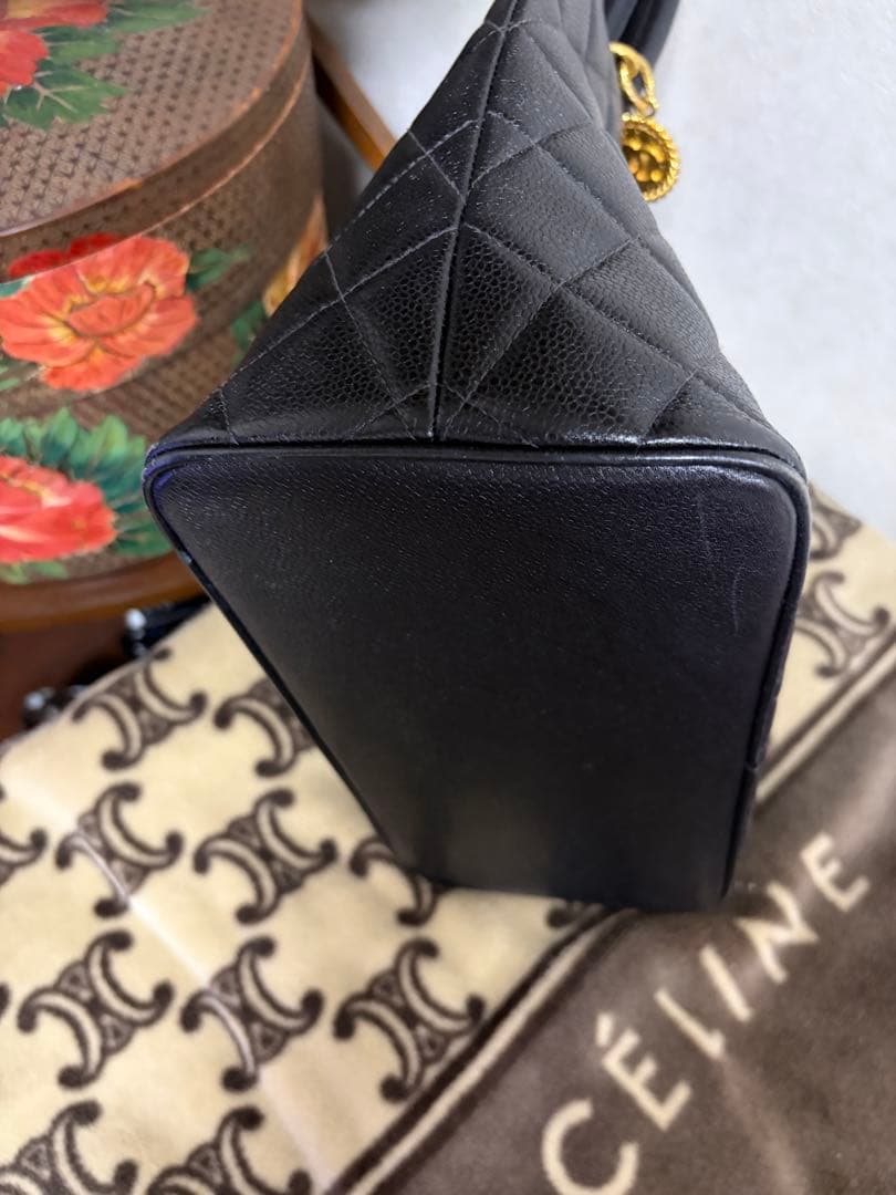 CHANEL トートバッグ　キャビアスキン