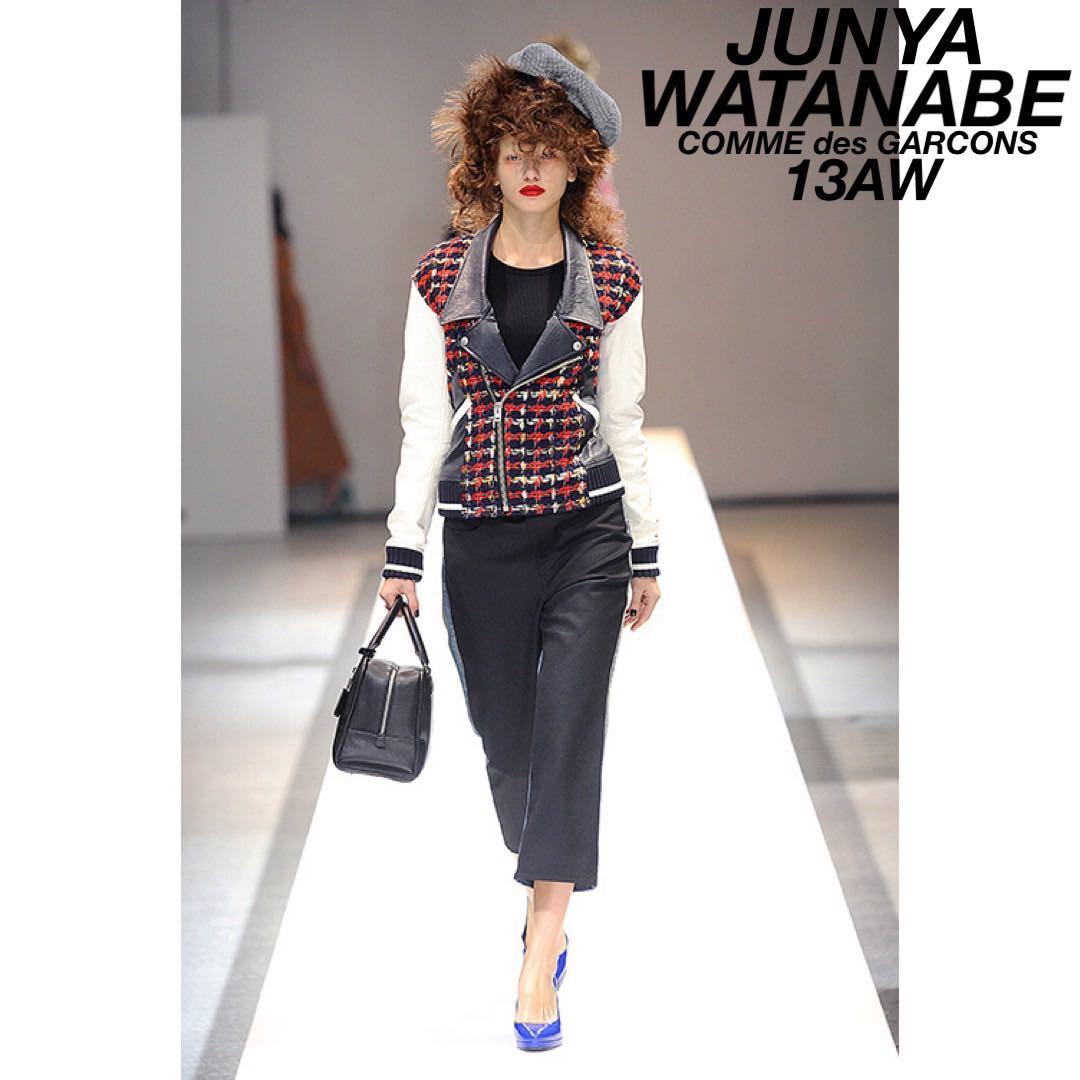 希少 13年製 ジュンヤワタナベ コムデギャルソン 上質 ライダースジャケット