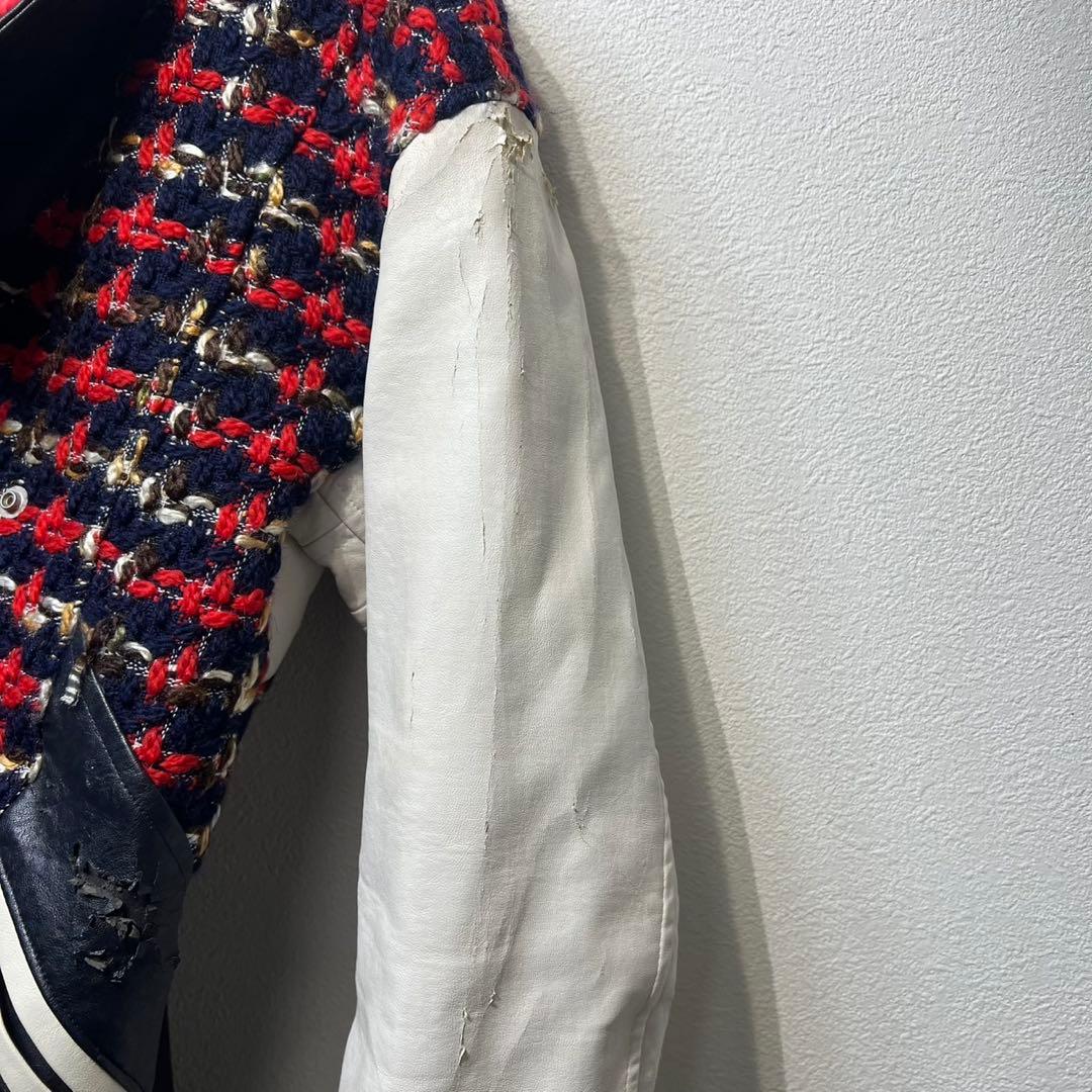 希少 13年製 ジュンヤワタナベ コムデギャルソン 上質 ライダースジャケット