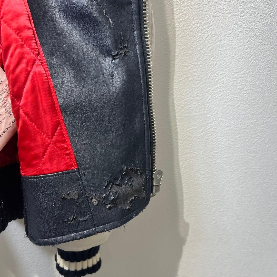 希少 13年製 ジュンヤワタナベ コムデギャルソン 上質 ライダースジャケット