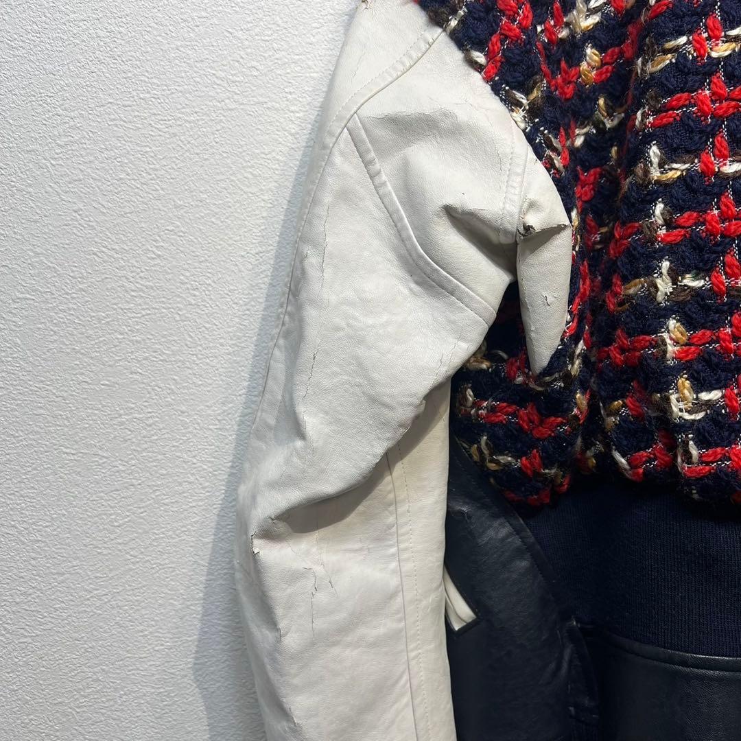 希少 13年製 ジュンヤワタナベ コムデギャルソン 上質 ライダースジャケット