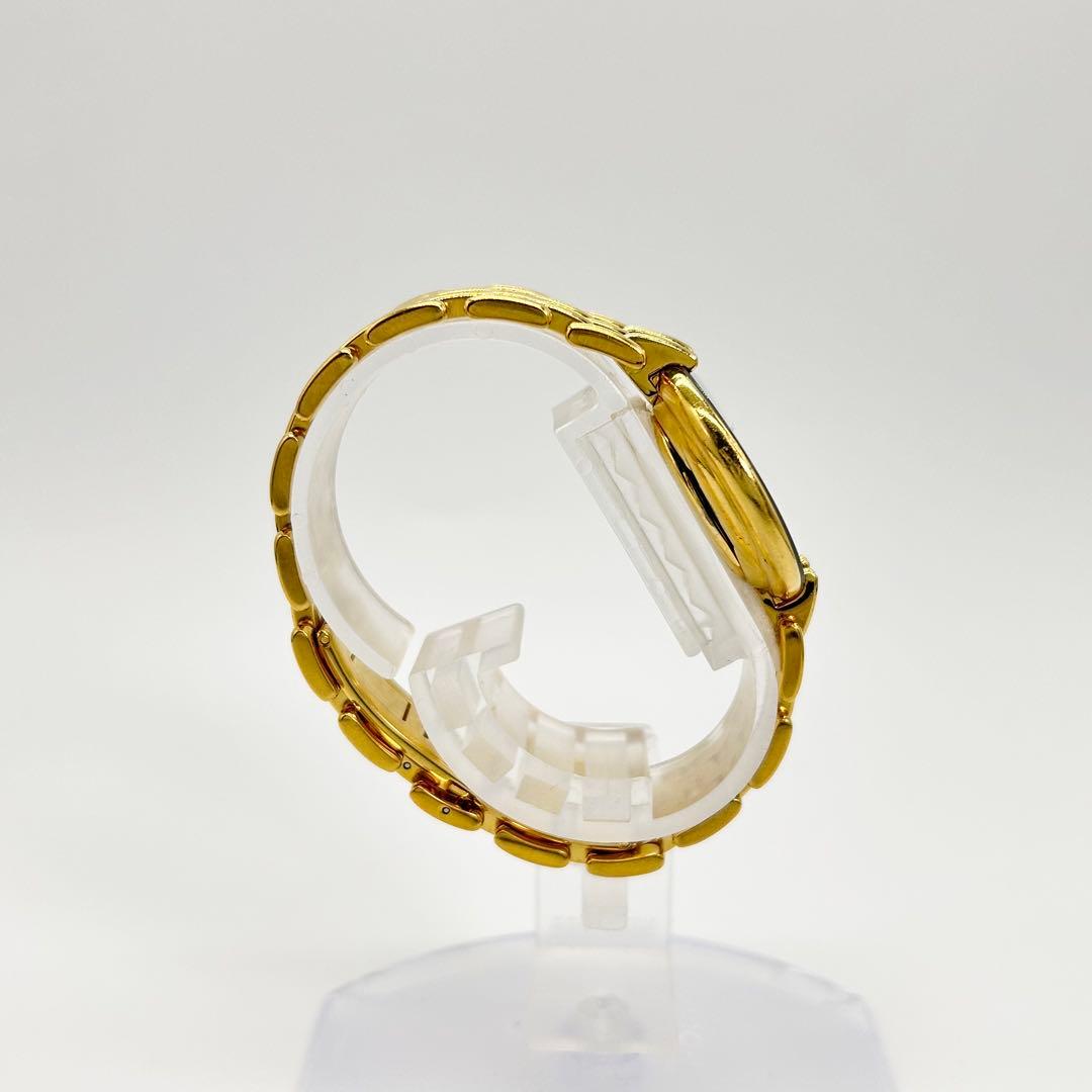 Christian Dior バギラ ブラックダイアル 金コーティング 腕時計