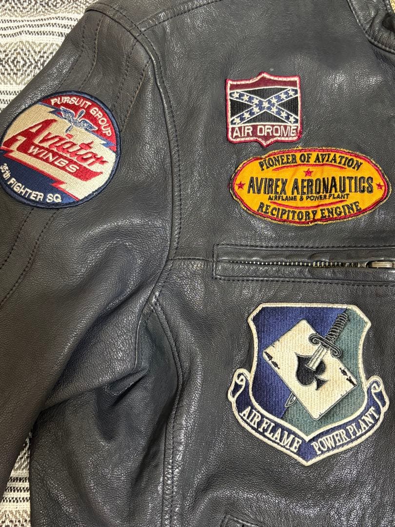 AVIREX シングルライダース ジャケット　２ＸＬ