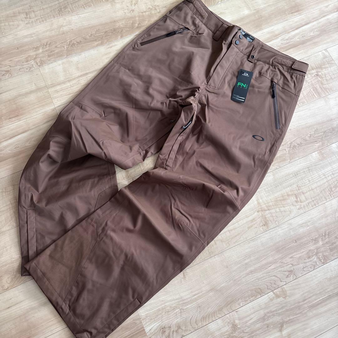 新品　オークリー　メンズ　スノーボードパンツ　ブラウン　撥水　日本XLサイズ