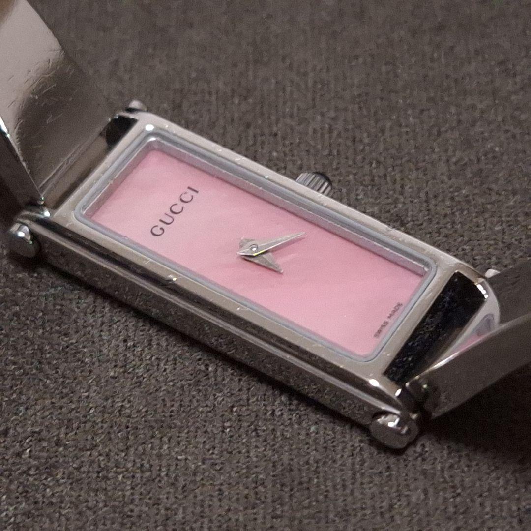 価格交渉歓迎❗ ♥️電池交換済　GUCCI グッチ1500L ピンクシェル