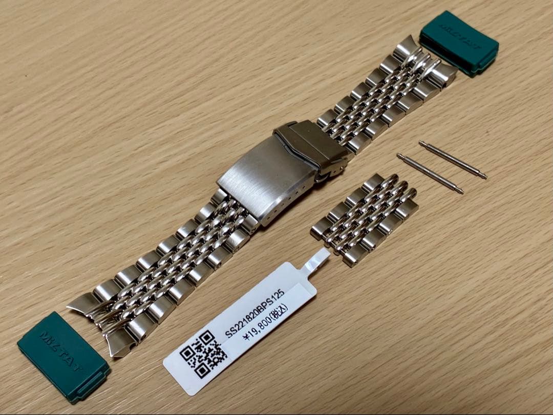 タイコノート オリエント kamasu mako 3 専用 ライスブレス22mm