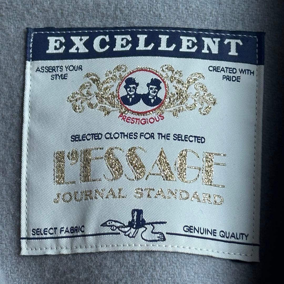 ジャーナルスタンダードレサージュ メルトンウール チェスターコート ロング