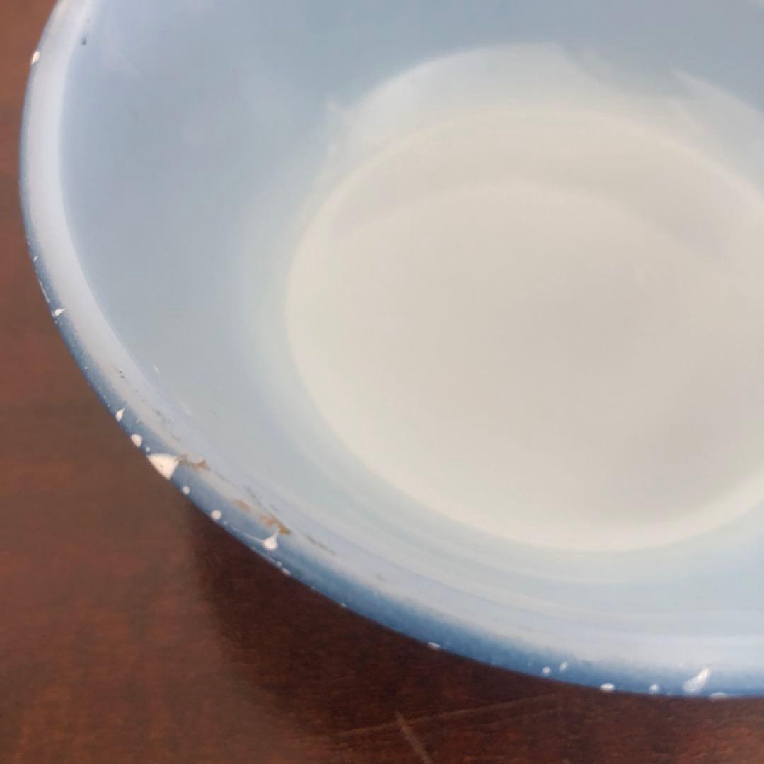 グラニット パントリーブルー ファイヤーキング シリアルボウル 2個セット