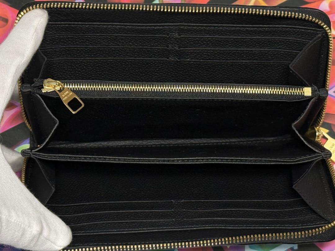 超極美品！ICチップ搭載 ルイヴィトン　アンプラント　ジッピーウォレット　黒