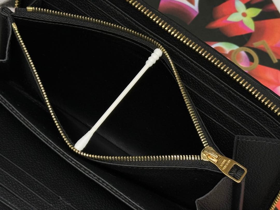 超極美品！ICチップ搭載 ルイヴィトン　アンプラント　ジッピーウォレット　黒