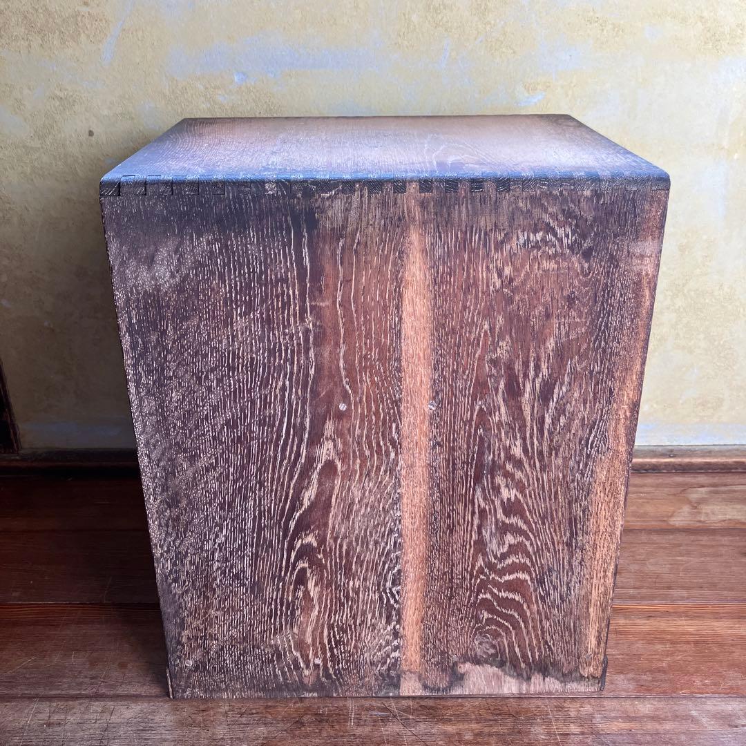 アンティーク 古引き出し 抽斗 5杯 小引き出し 木製 両面 古道具