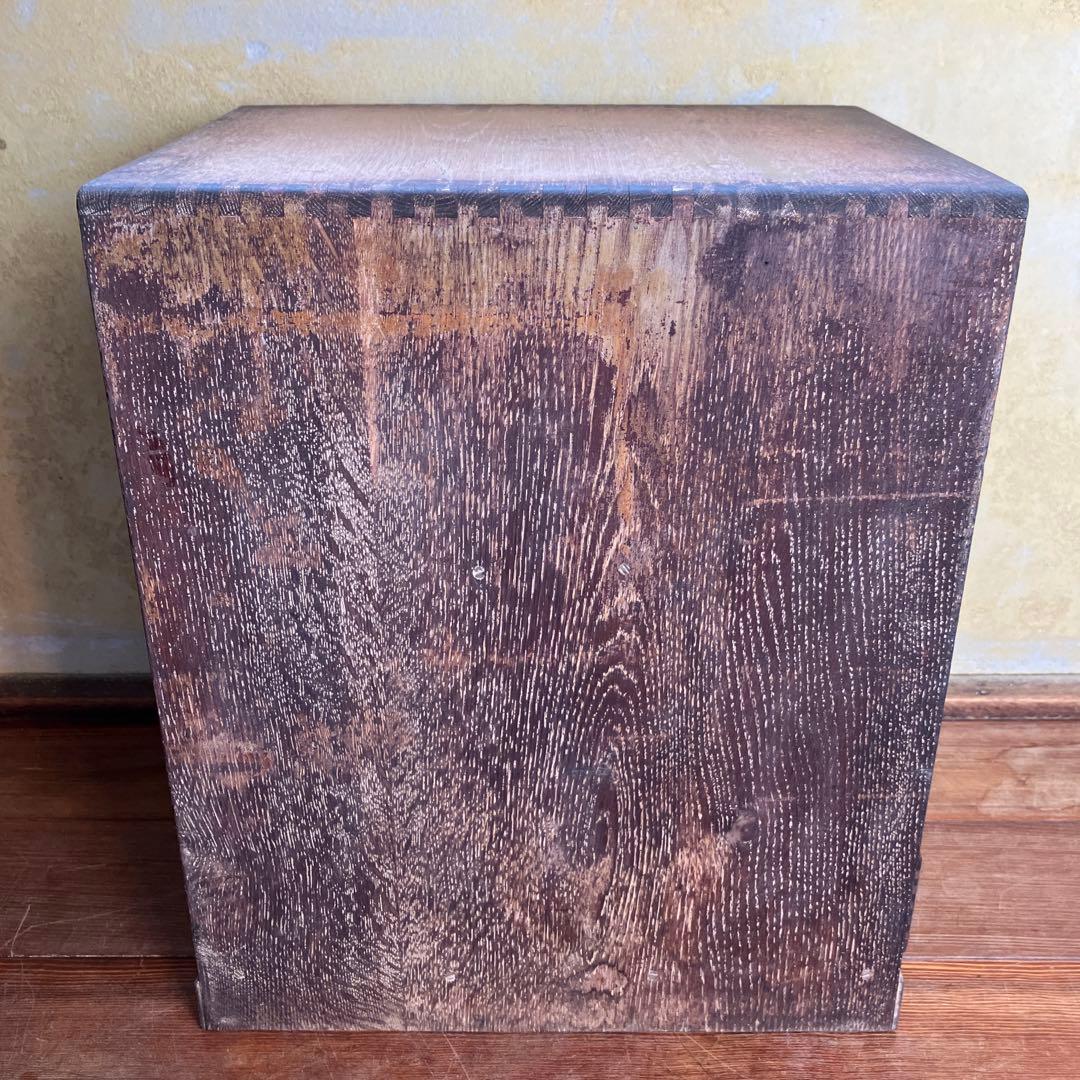 アンティーク 古引き出し 抽斗 5杯 小引き出し 木製 両面 古道具