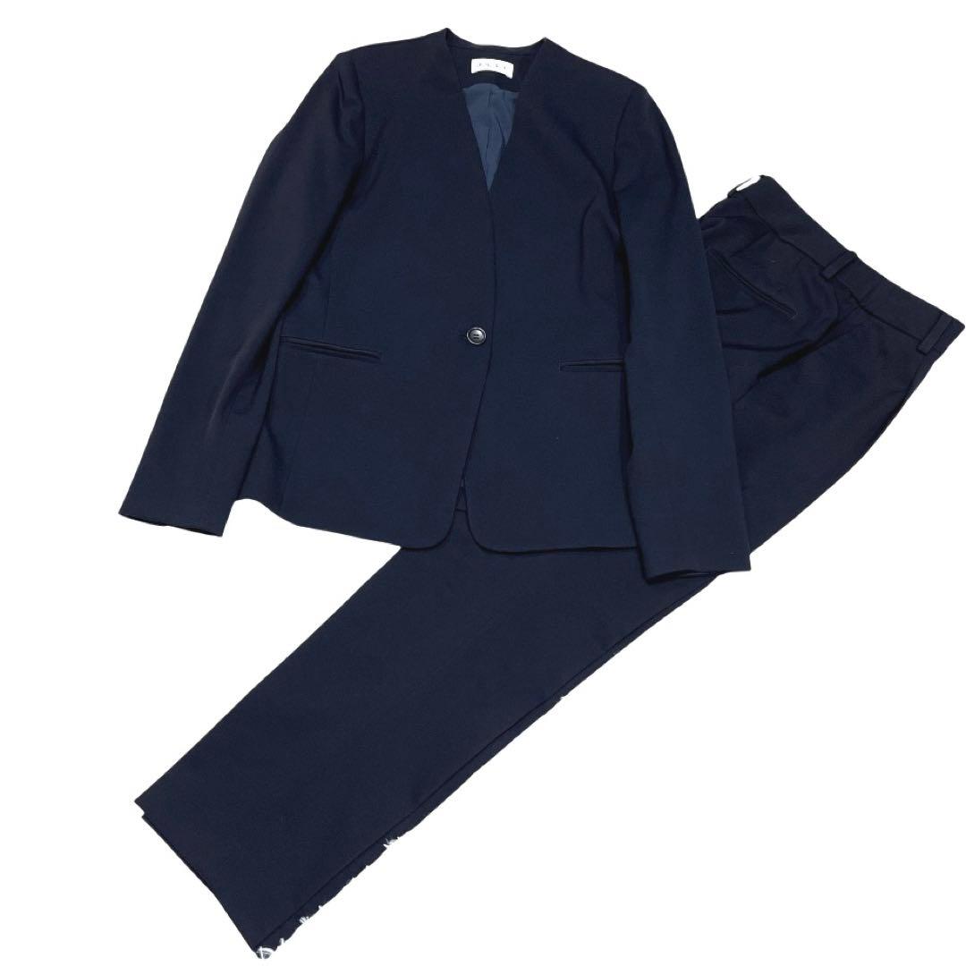 美品 PLST プラステ コンフォートリュクスパンツ スーツ セットアップ SM