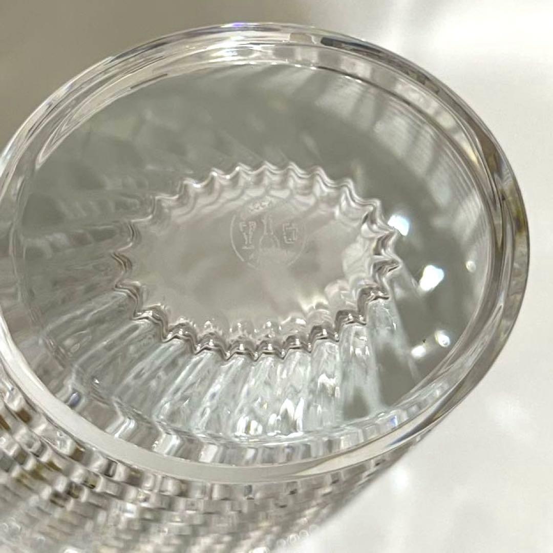 【美品】BACCARAT バカラ　花瓶　オーバル