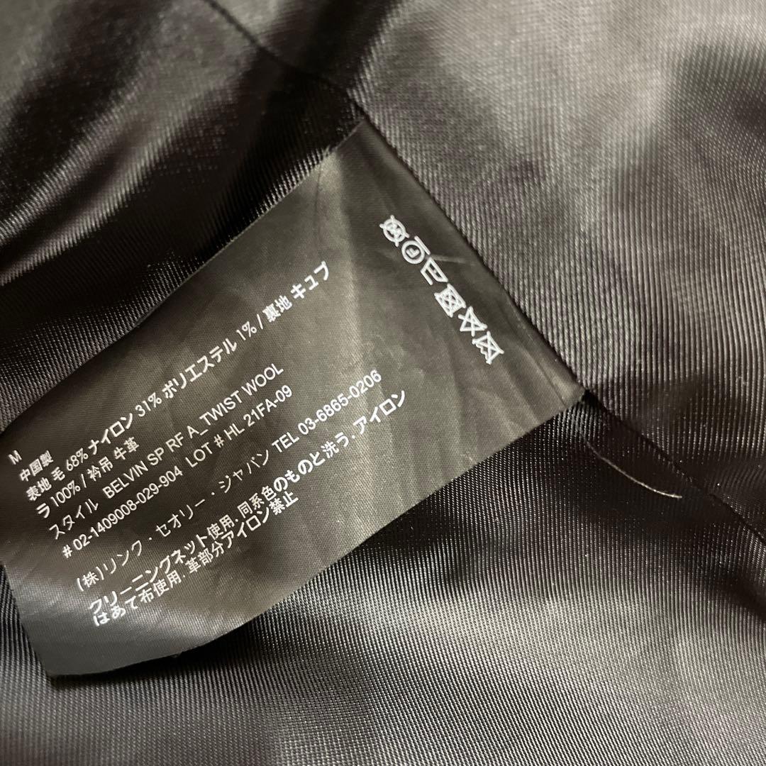 【Theory】ウールステンカラーコート　グレー　M