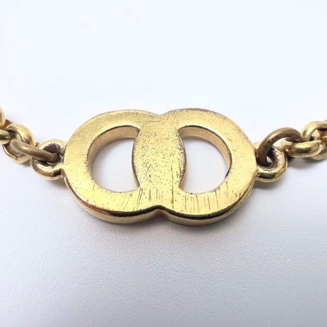 セリーヌ サークルロゴ ブレスレット ラインストーン ゴールド アクセサリー