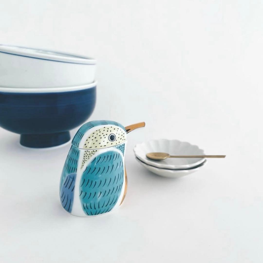 【在庫2】新品】【大人気】有田焼幸楽窯錦川蝉形ミニ汁次　醤油差し