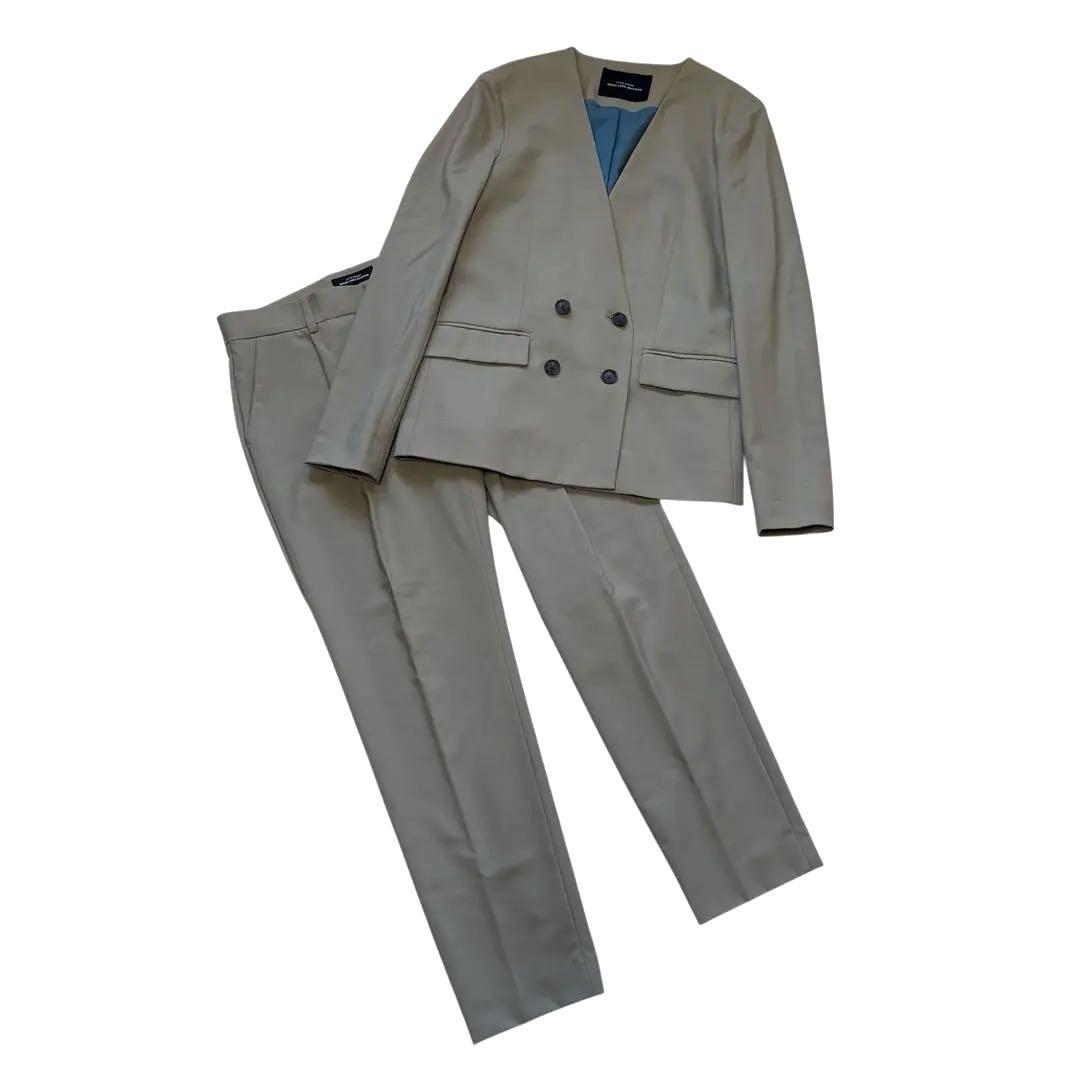 グリーンレーベルリラクシング カチリラ ノーカラー セットアップ 38