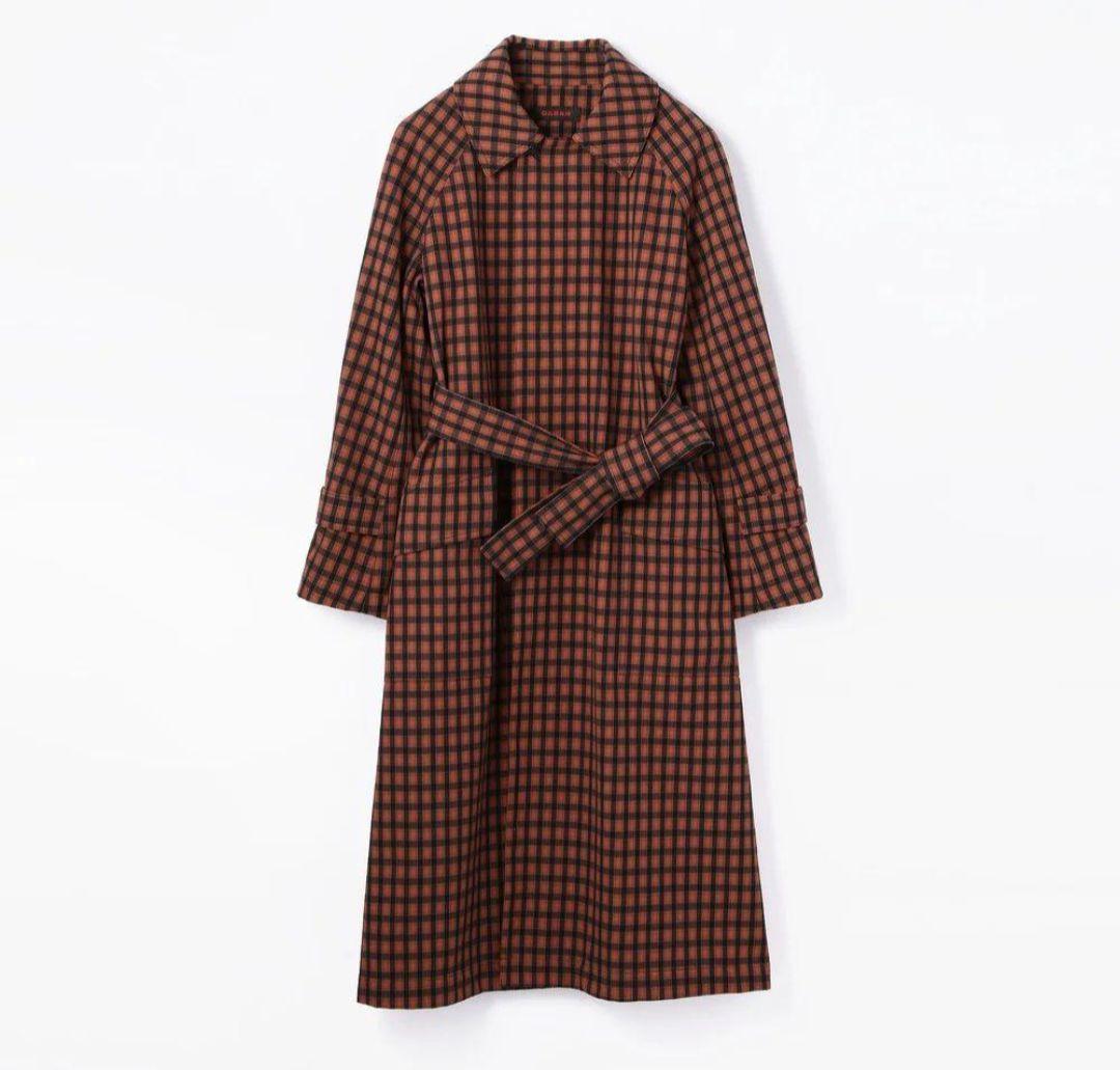 【新品68%OFF】CABaN/チェックロングコート