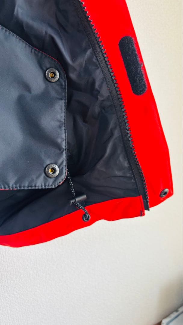 BONFIRE スノーボードジャケット　赤 防水素材 フード付き